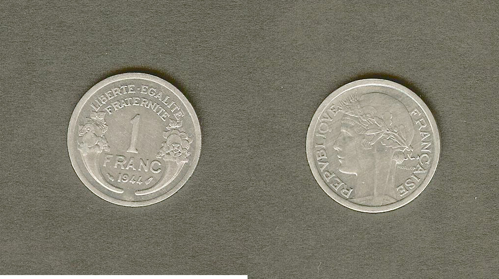 1 franc Morlon, légère 1944 Paris SPL